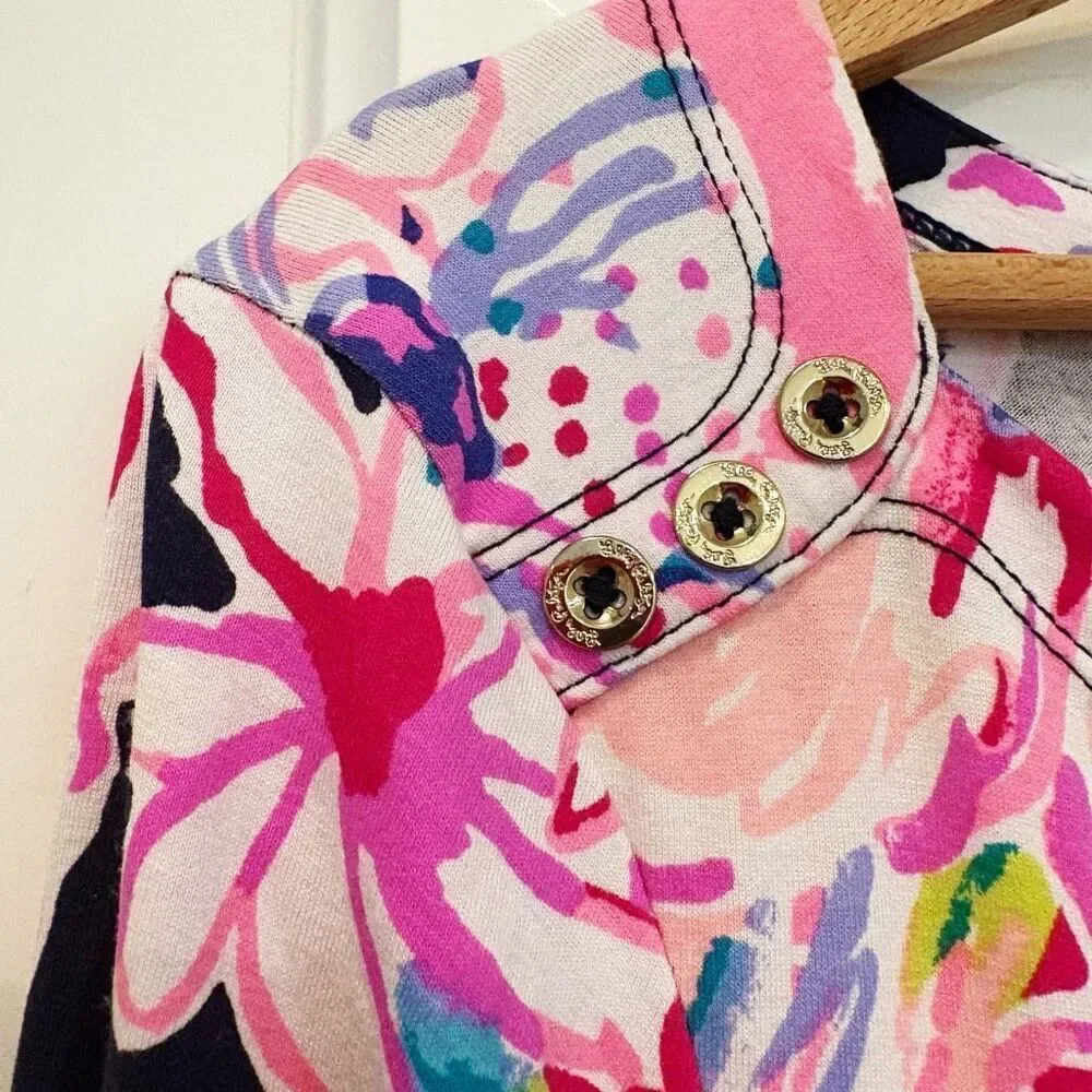 Lilly Pulitzer Sophie Dress Size Large Floral Stretch